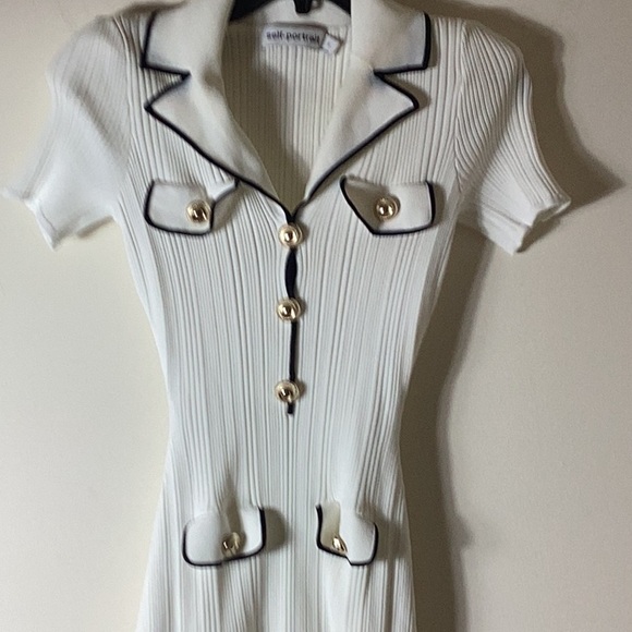 Self-Portrait Rib Knit Mini Dress - Picture 9 of 9